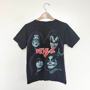 VTG Y2K KISS Alive World Domination 2003-2004 Tour Rock T-Shirt Size S Black